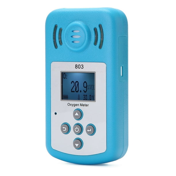 Portable O2 Gas Detector Handheld Oxygen Meter Tester Monitor with Sound Alarm 0-30/% O2